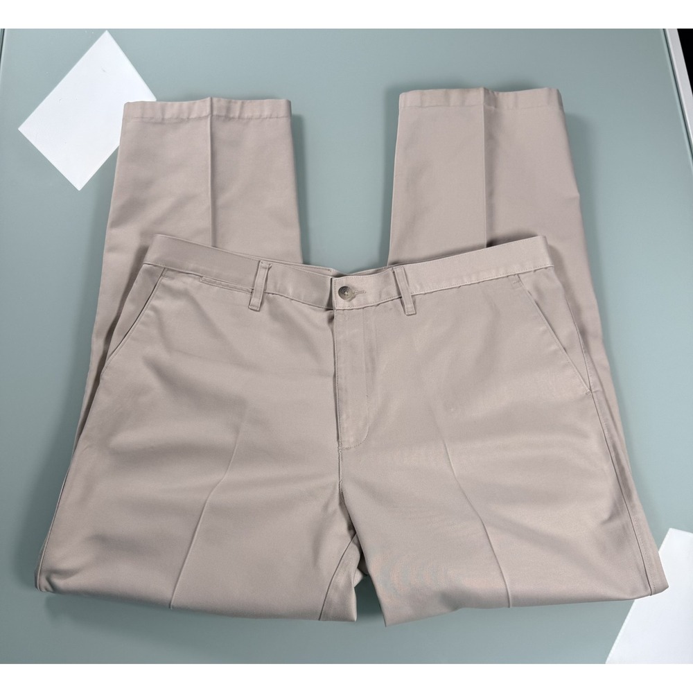 Scullers Slim Fit Chino Trouser Pants Men's Khaki Preppy - Sz 40x30